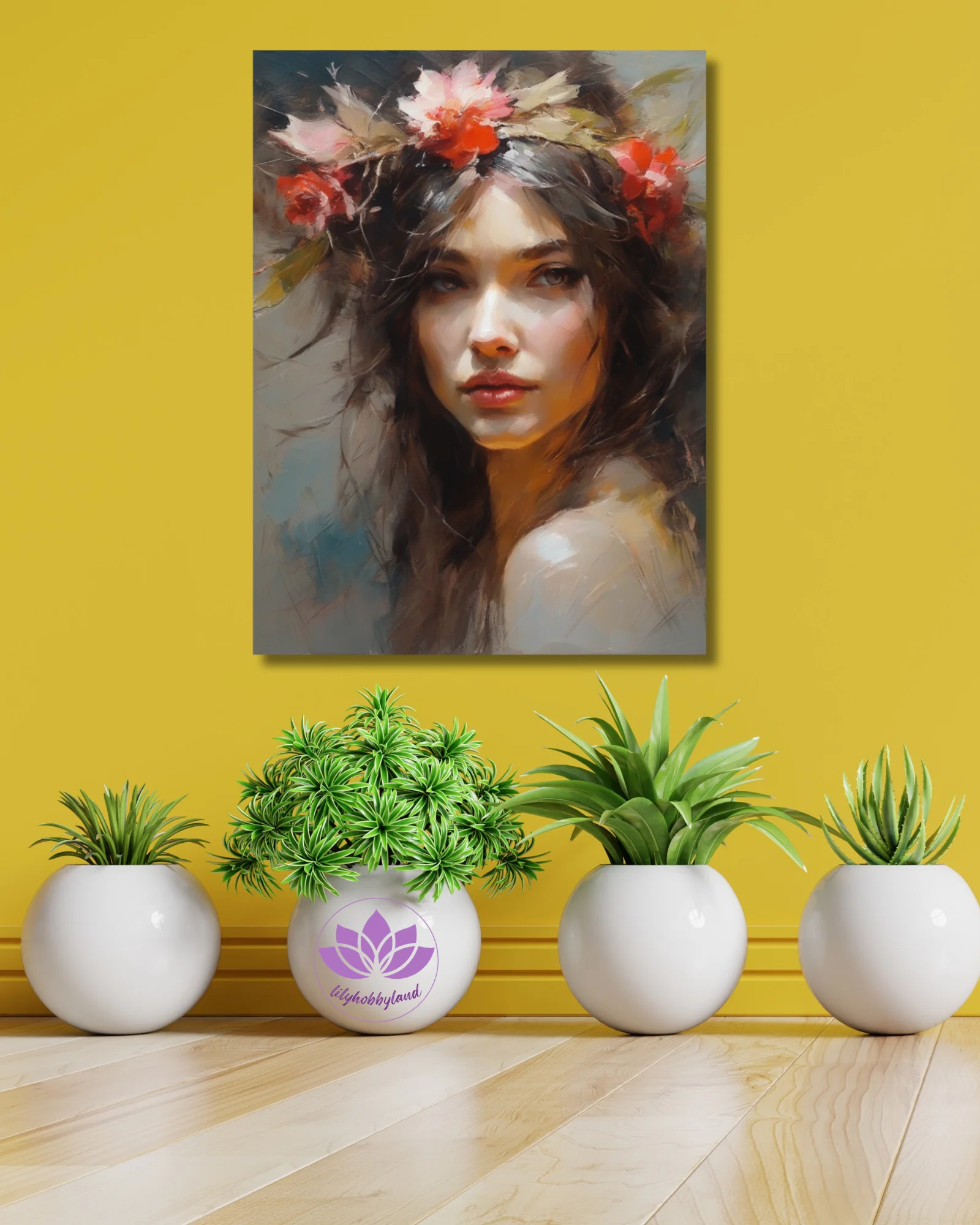 Sayılarla Boyama Hobi Seti Renkl Baskı: Duru Güzel