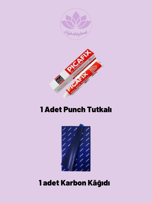 Punch (panç) Emoji Anahtarlık Yapım Kiti Tüm Malzemeleriyle Birlikte