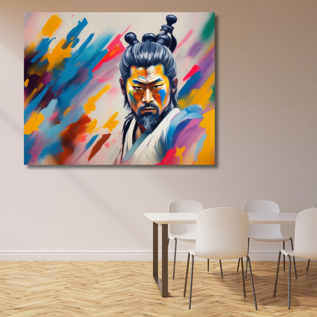 Sayılarla Boyama Hobi Seti renkli Baskı: Samuray 2