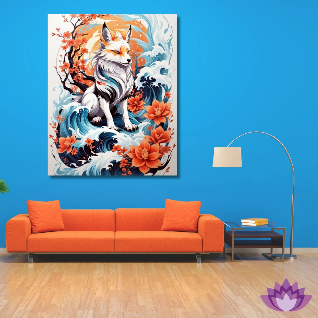 Sayılarla Boyama Hobi Seti Renkli Baskı: Tilki