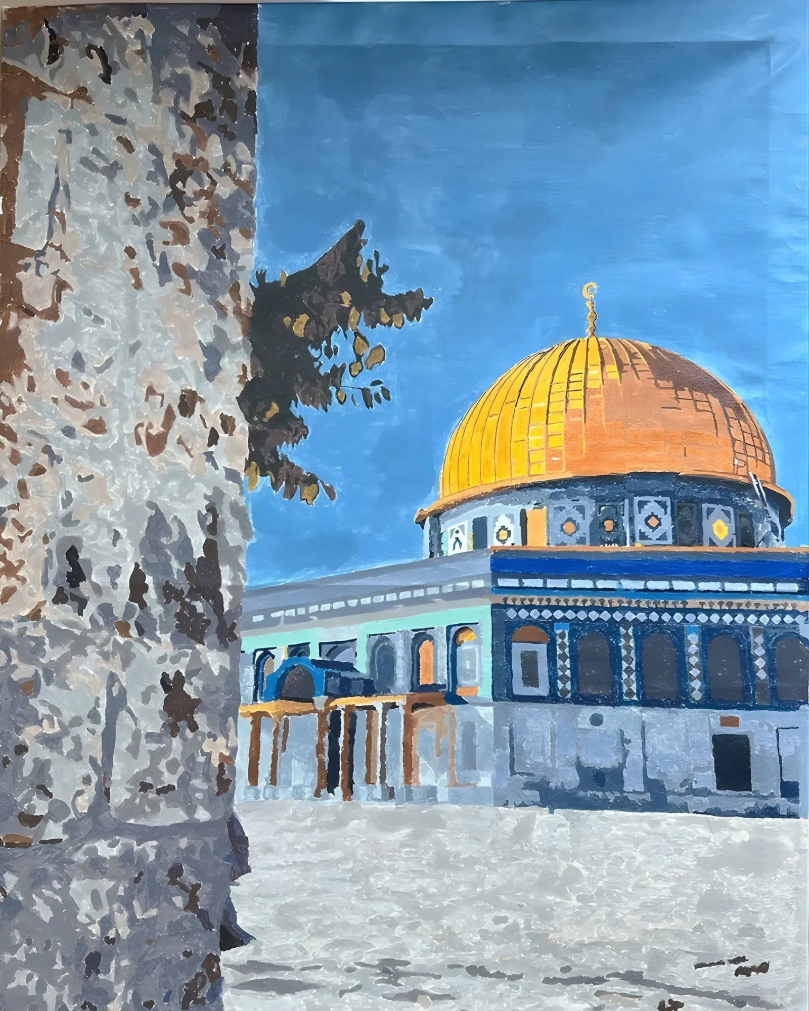 Renkli Baskılı Sayılarla Boyama Hobi Seti: Mescid-i Aksa 7