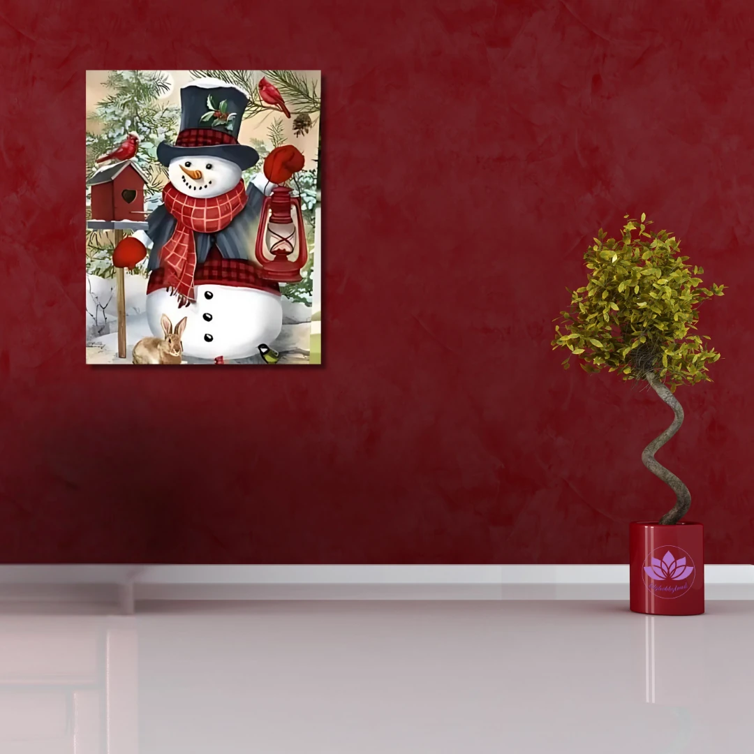  Sayılarla Boyama Seti Yeni Yıl Temalı: Kardan Adam