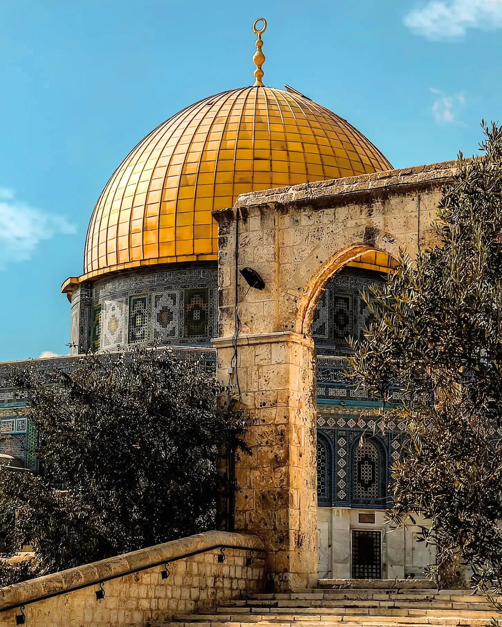 Sayılarla Boyama Seti Kasnağa Gerili İslami Eserler: Mescid-i Aksa 5