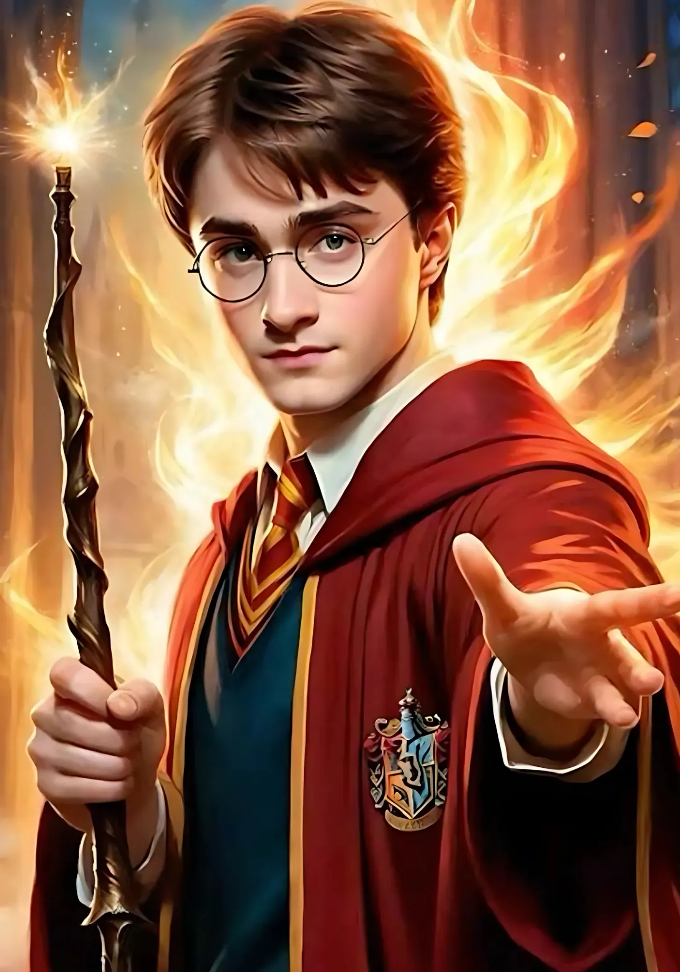 Sayılarla Boyama Seti Kasnağa Gerili: Harry Potter Büyü Dünyası