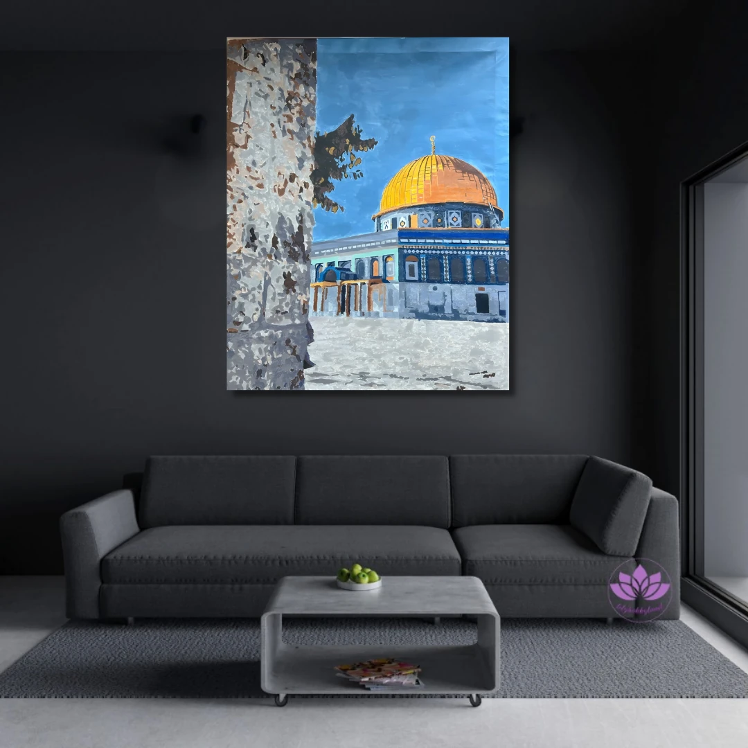 Renkli Baskılı Sayılarla Boyama Hobi Seti: Mescid-i Aksa 7