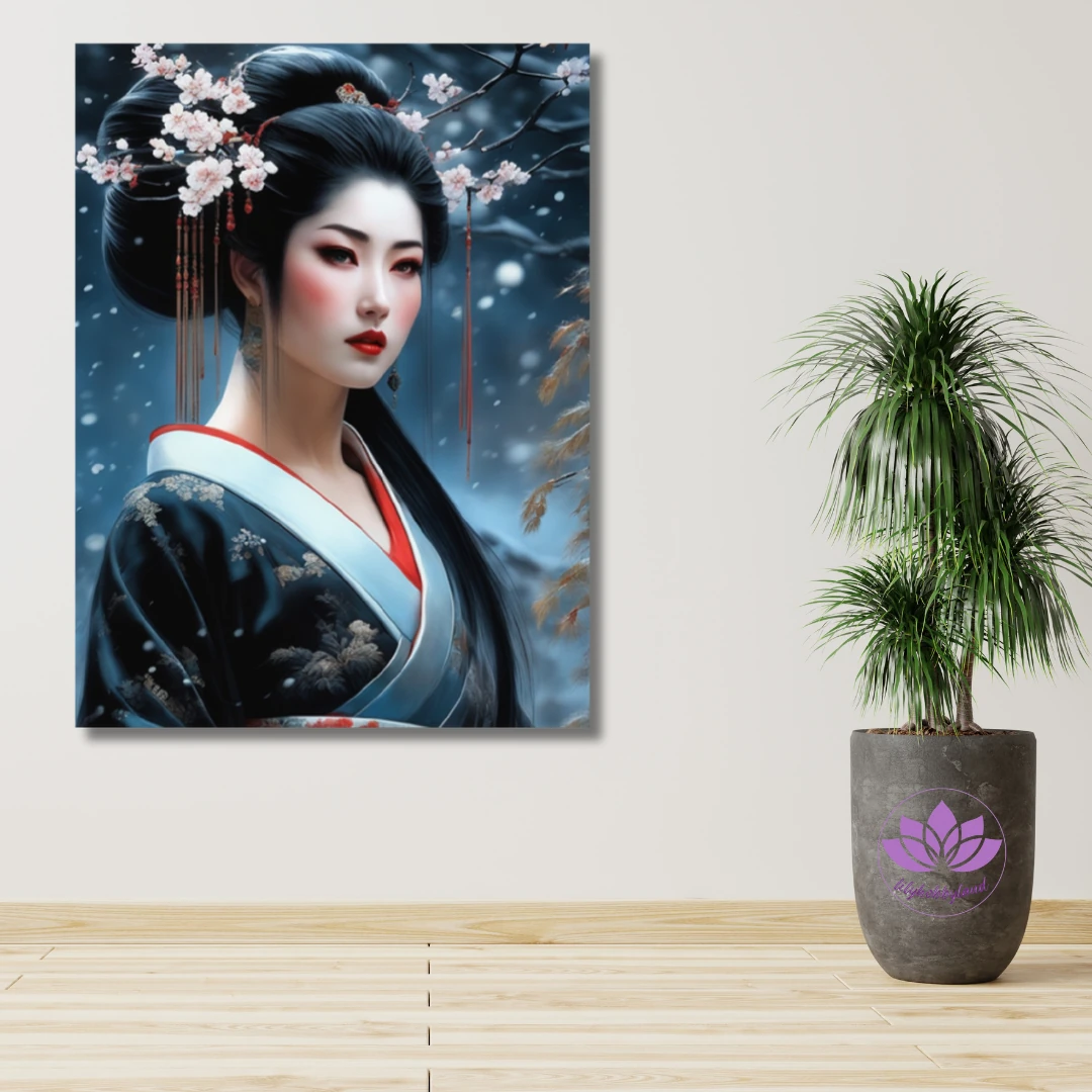 Sayılarla Boyama Hobi Seti Renkli Baskılı:  Sevimli Geyşa