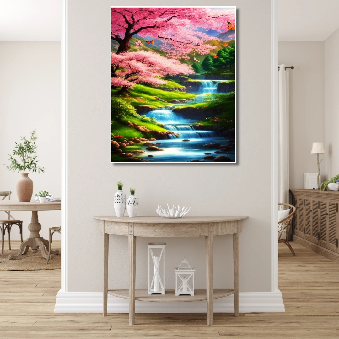 Sayılarla Boyama Hobi Seti Renkli Baskılı: Pembe Orman