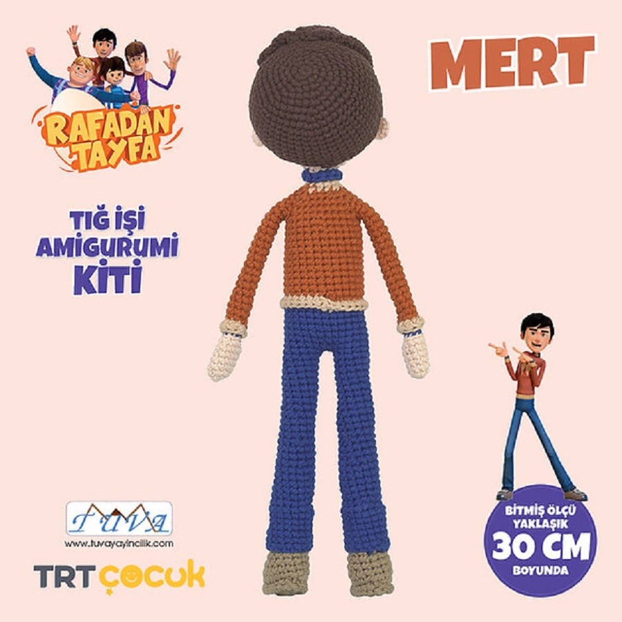 Amigurumi Seti, Rafadan Tayfa Mert, Amigurumi Oyuncak LAK03