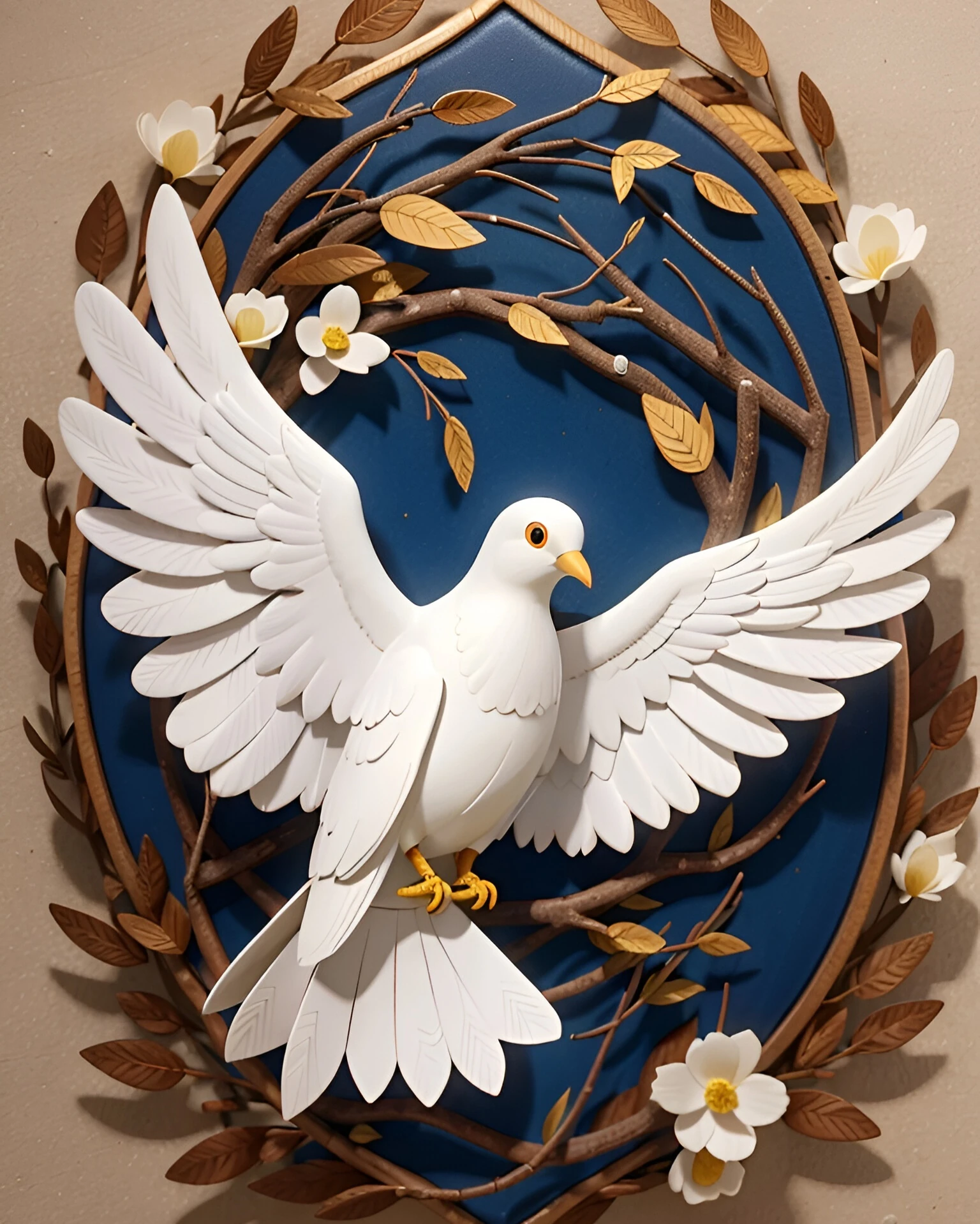 Sayılarla Boyama Hobi Seti Renkli Baskı: Beyaz Güvercin