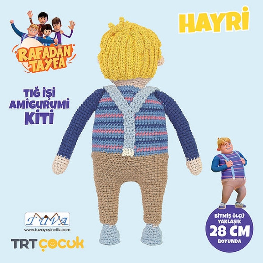 Amigurumi Seti, Rafadan Tayfa Hayri, Amigurumi Oyuncak LAK01