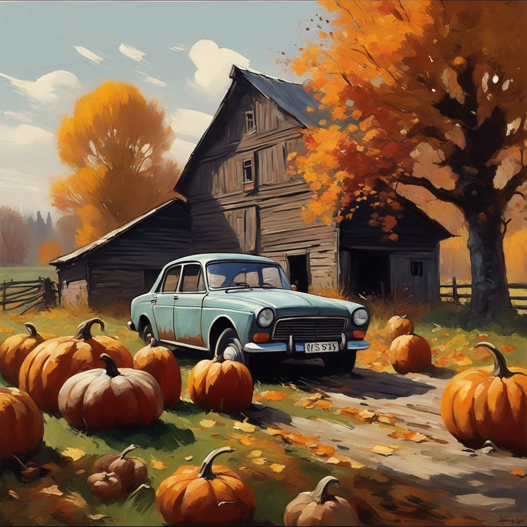 Renkli Baskılı Sayılarla Boyama Hobi Seti:  Sonbaharın Rengi 2