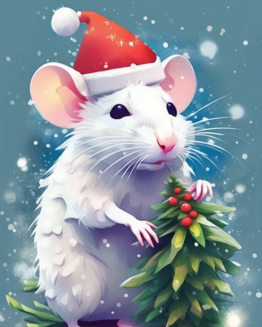  Sayılarla Boyama Seti Yeni Yıl Temalı: Kış keyfi 2