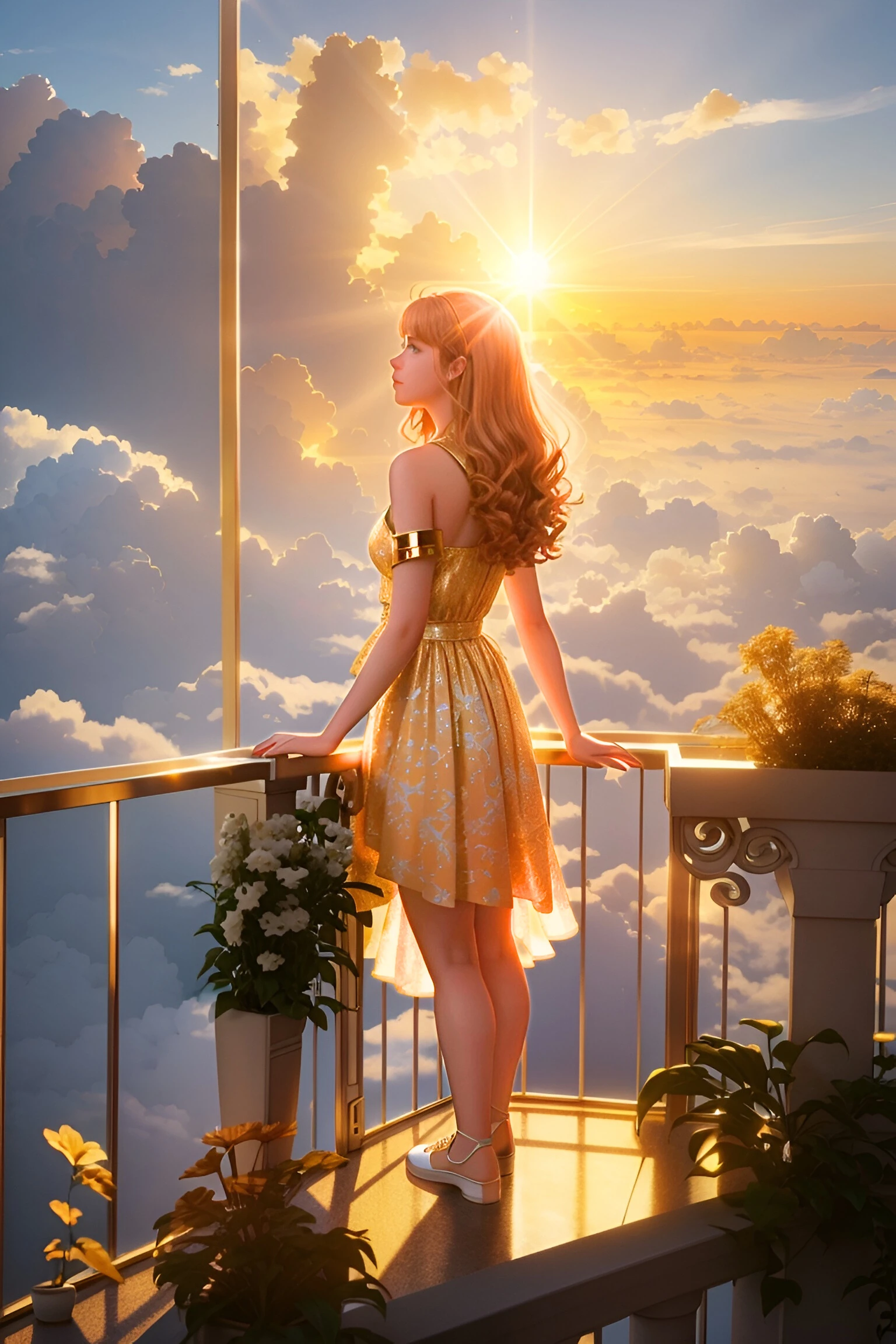 Renkli Baskılı Sayılarla Boyama Hobi Seti:  Balkondan Bakış