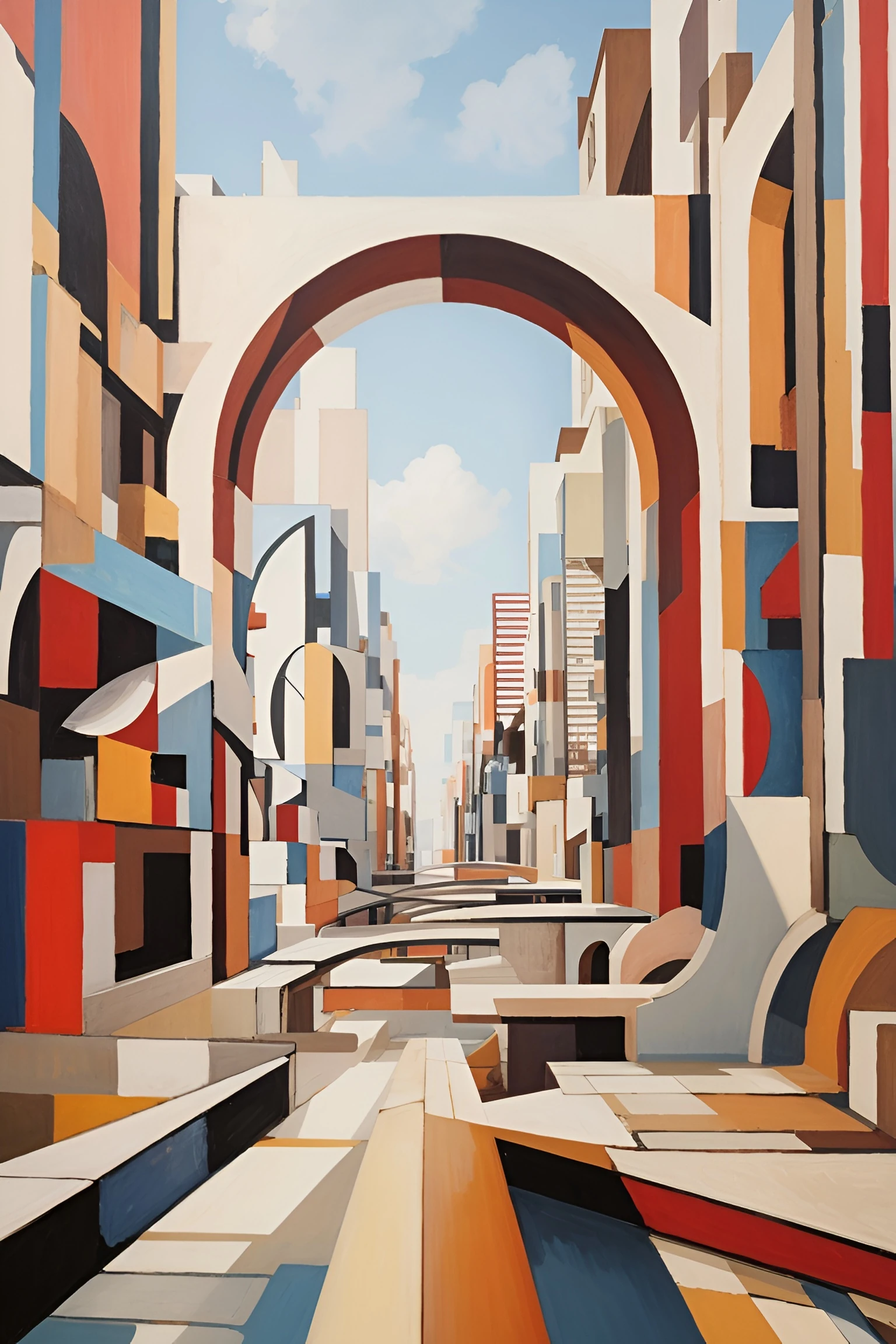 Renkli Baskılı Sayılarla Boyama Hobi Seti: Soyut Resim 3