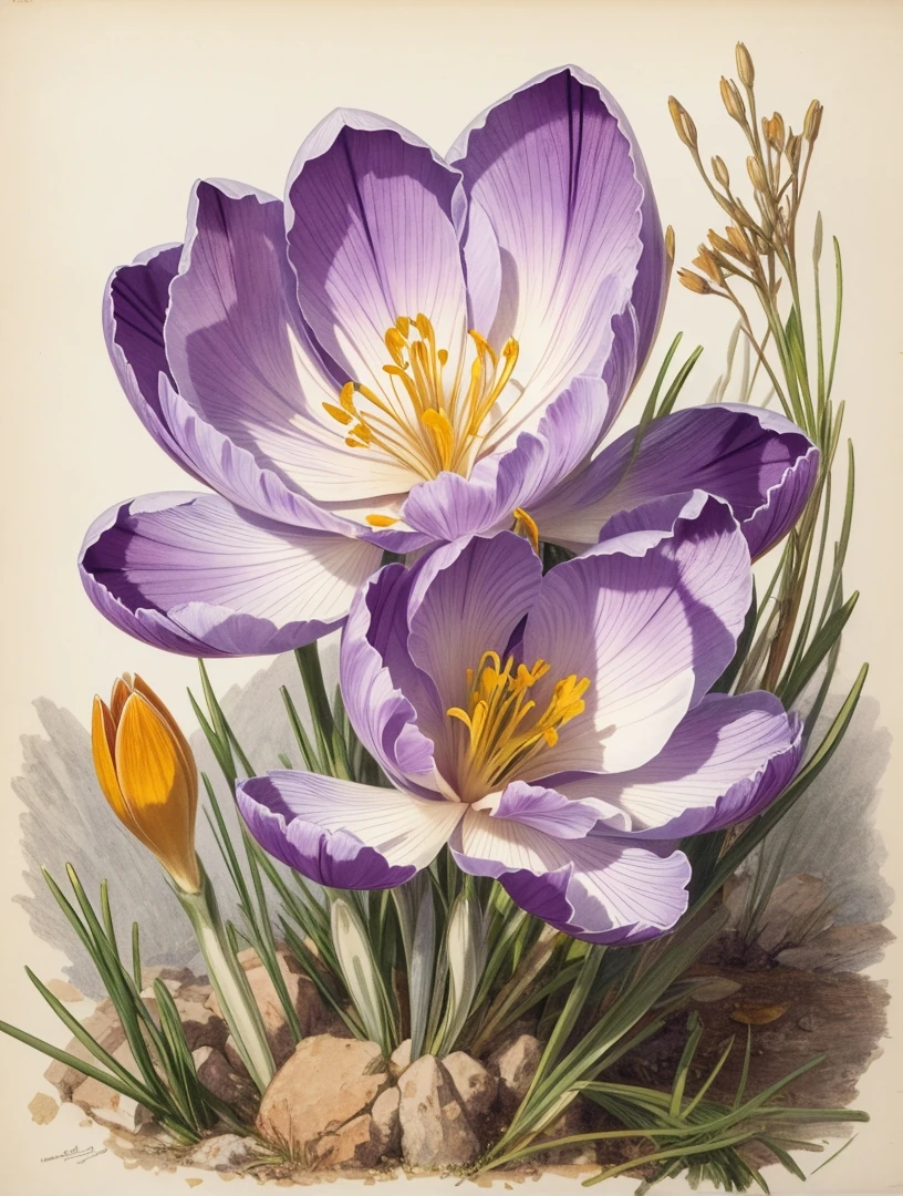 Renkli Baskılı Sayılarla Boyama Hobi Seti: Mor Çiçekler