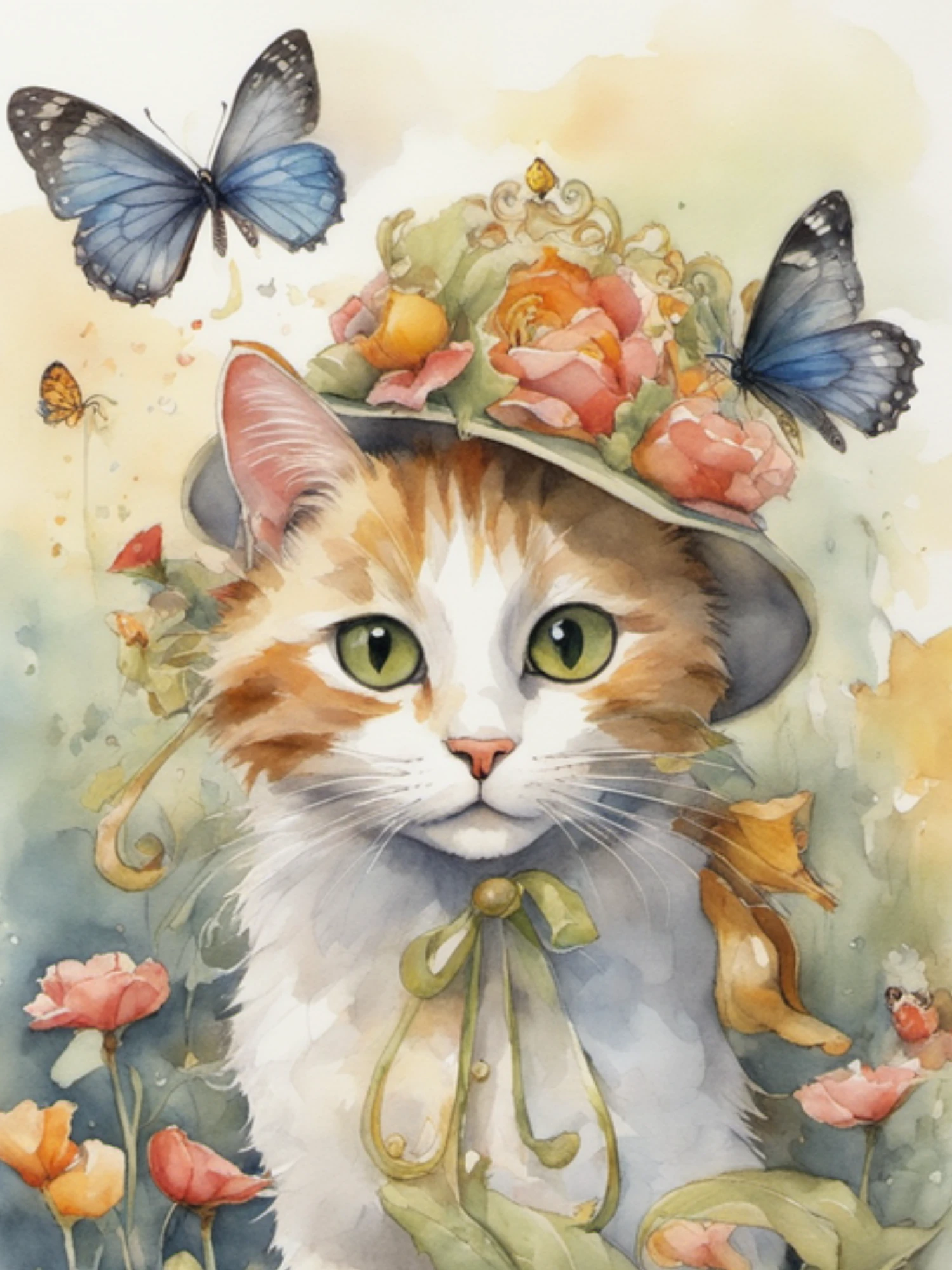 Sayılarla Boyama Hobi Seti Renkli Baskılı: Kedicik  2