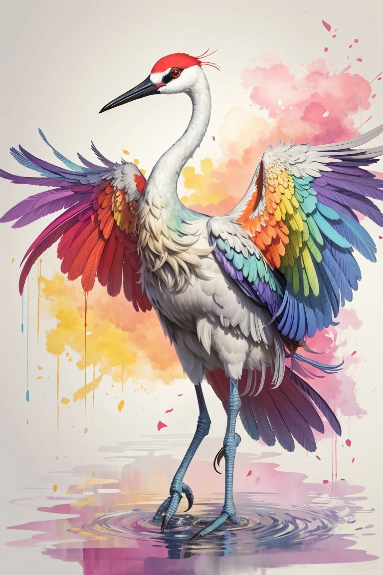 Renkli Baskılı Sayılarla Boyama Hobi Seti:  Renkli Kuş