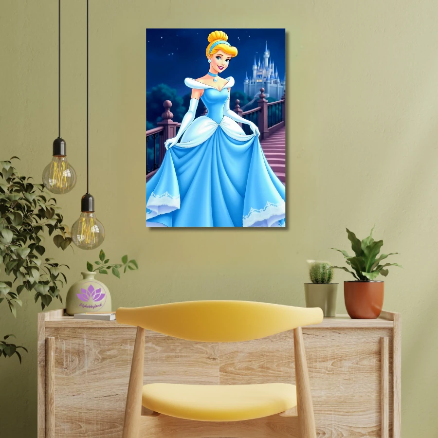 Sayılarla Boyama Seti Kasnağa Gerili Sindirella–Gece Büyüsü