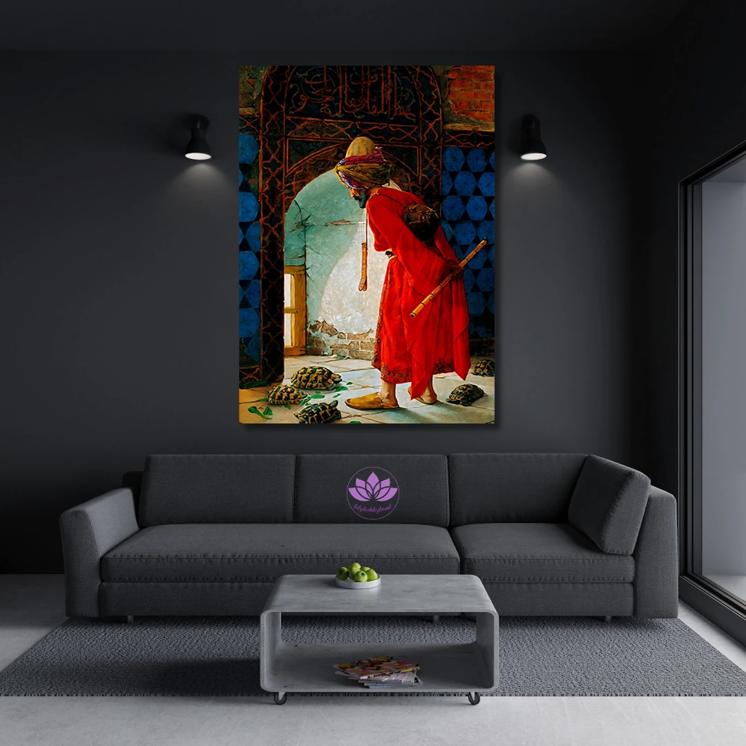 Dünya Klasikleri – Sayılarla Boyama Seti: Osman Hamdi Bey-Kaplumbağa Terbiyecisi