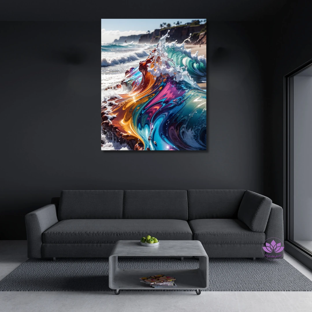 Sayılarla Boyama Seti-Manzara: Renkli Dalga