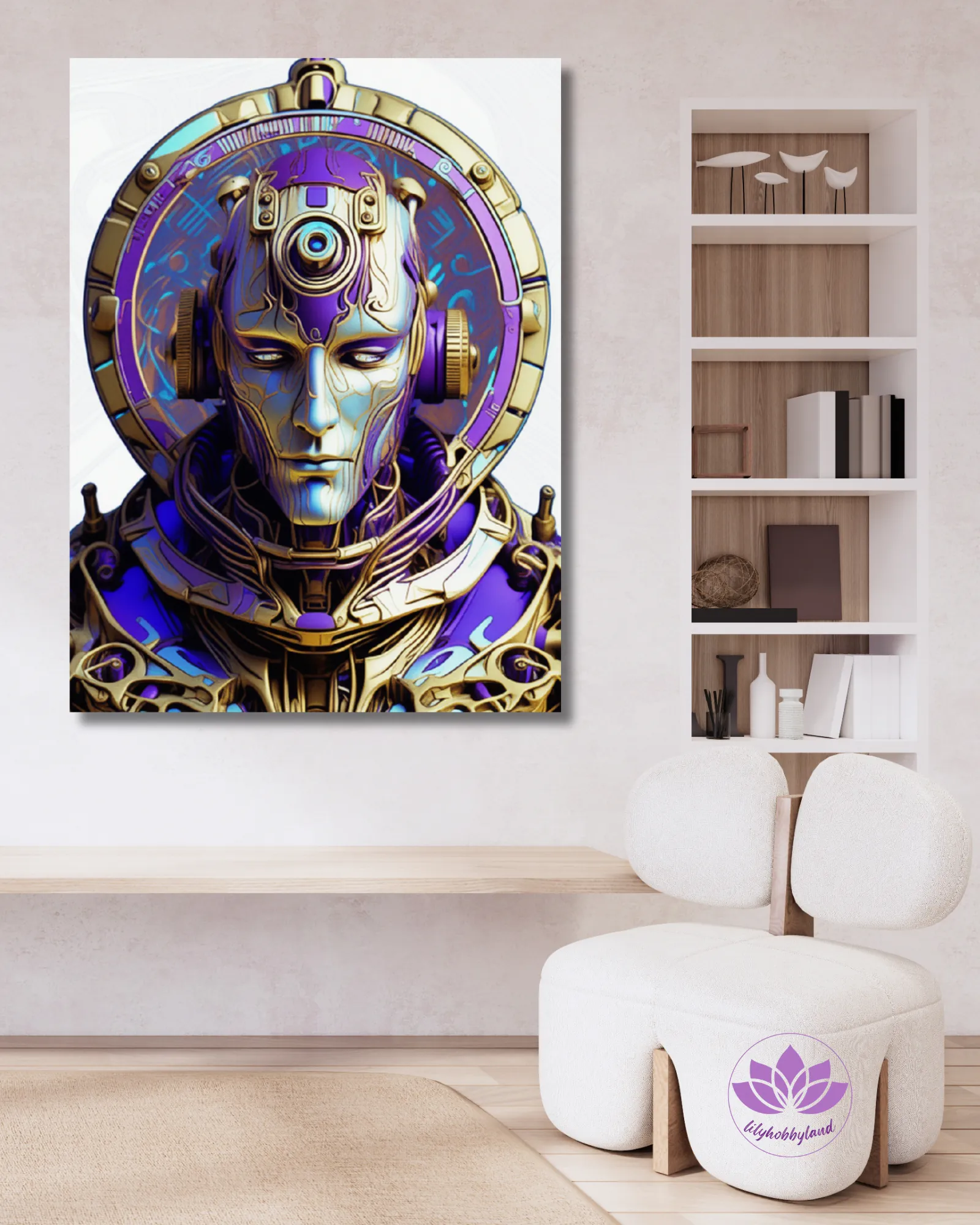 Sayılarla Boyama Hobi Seti Renkli Baskı: Renkli Robot