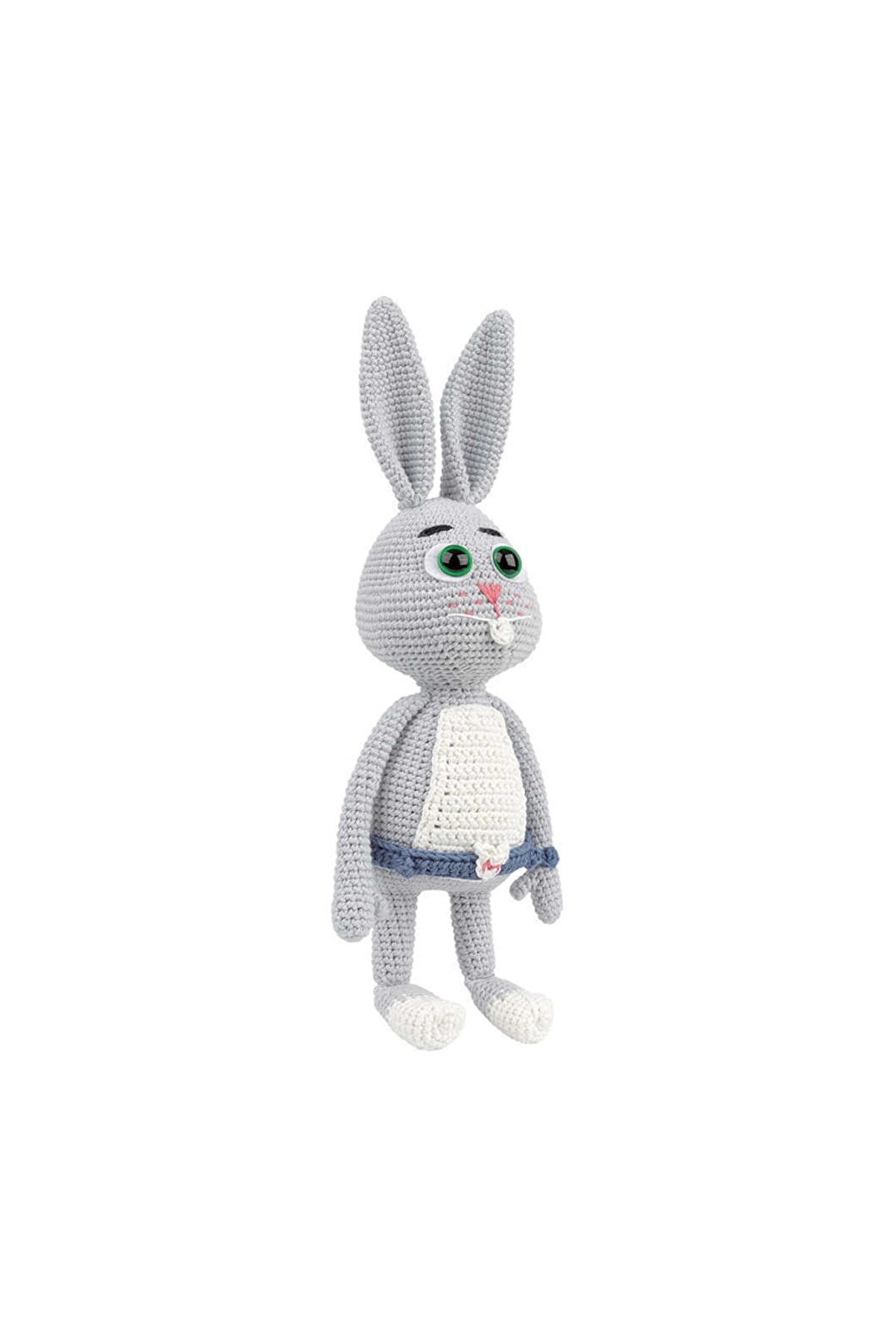 Amigurumi Seti, Akıllı Tavşan Momo, Amigurumi Oyuncak LAK12