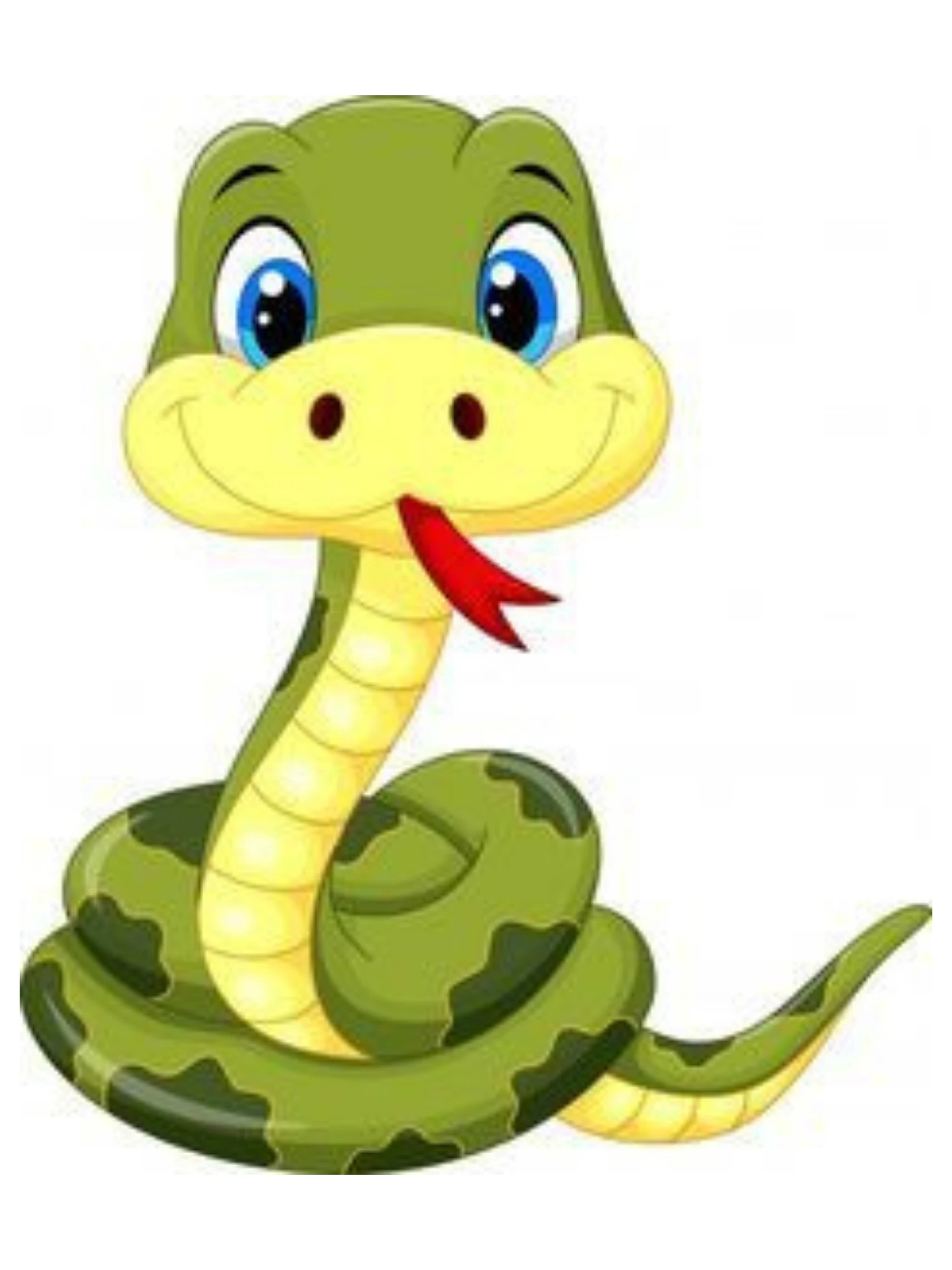 Çocuklar için Renkli Baskılı Sayılarla Boyama Hobi Seti: Sevimli Yılan