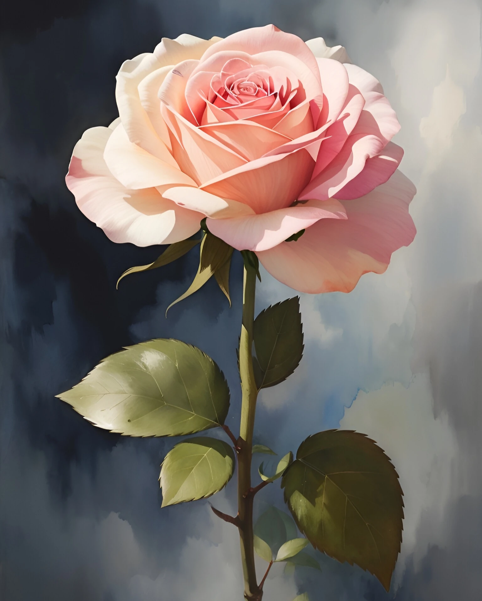 Sayılarla Boyama Hobi Seti Renkli Baskı:  Tek Gül