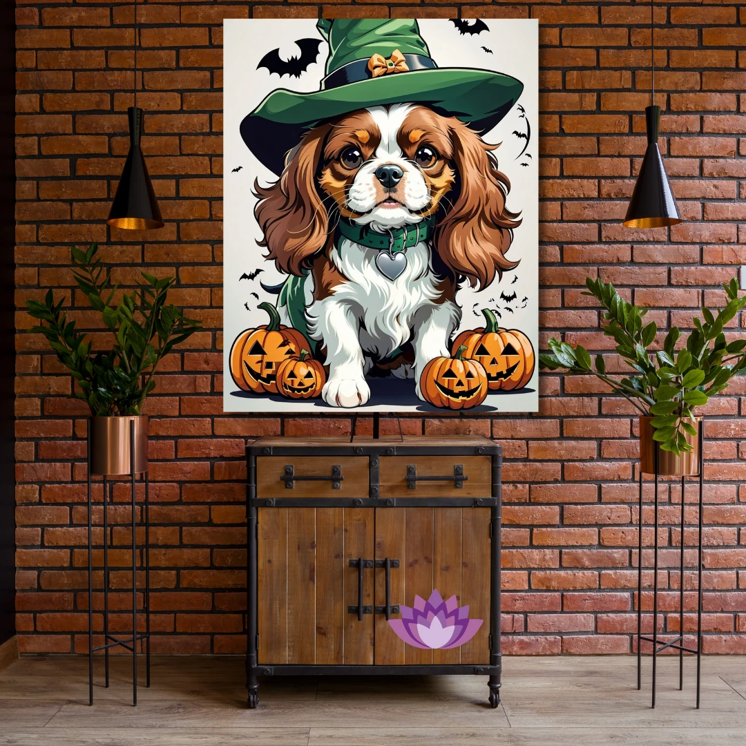 Sayılarla Boyama Hobi Seti Renkli Baskı: Şapkalı Köpek