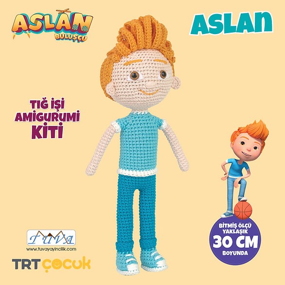 Amigurumi Seti, Aslan Buluşçu, Amigurumi Oyuncak LAK11