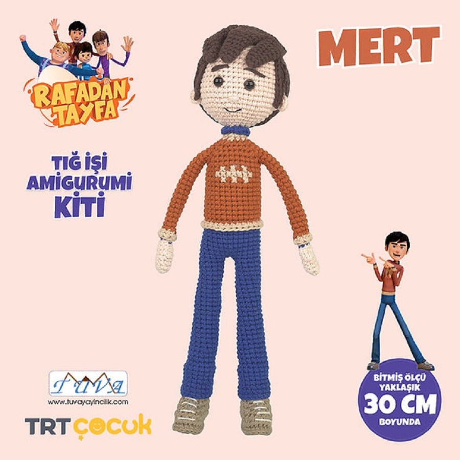 Amigurumi Seti, Rafadan Tayfa Mert, Amigurumi Oyuncak LAK03