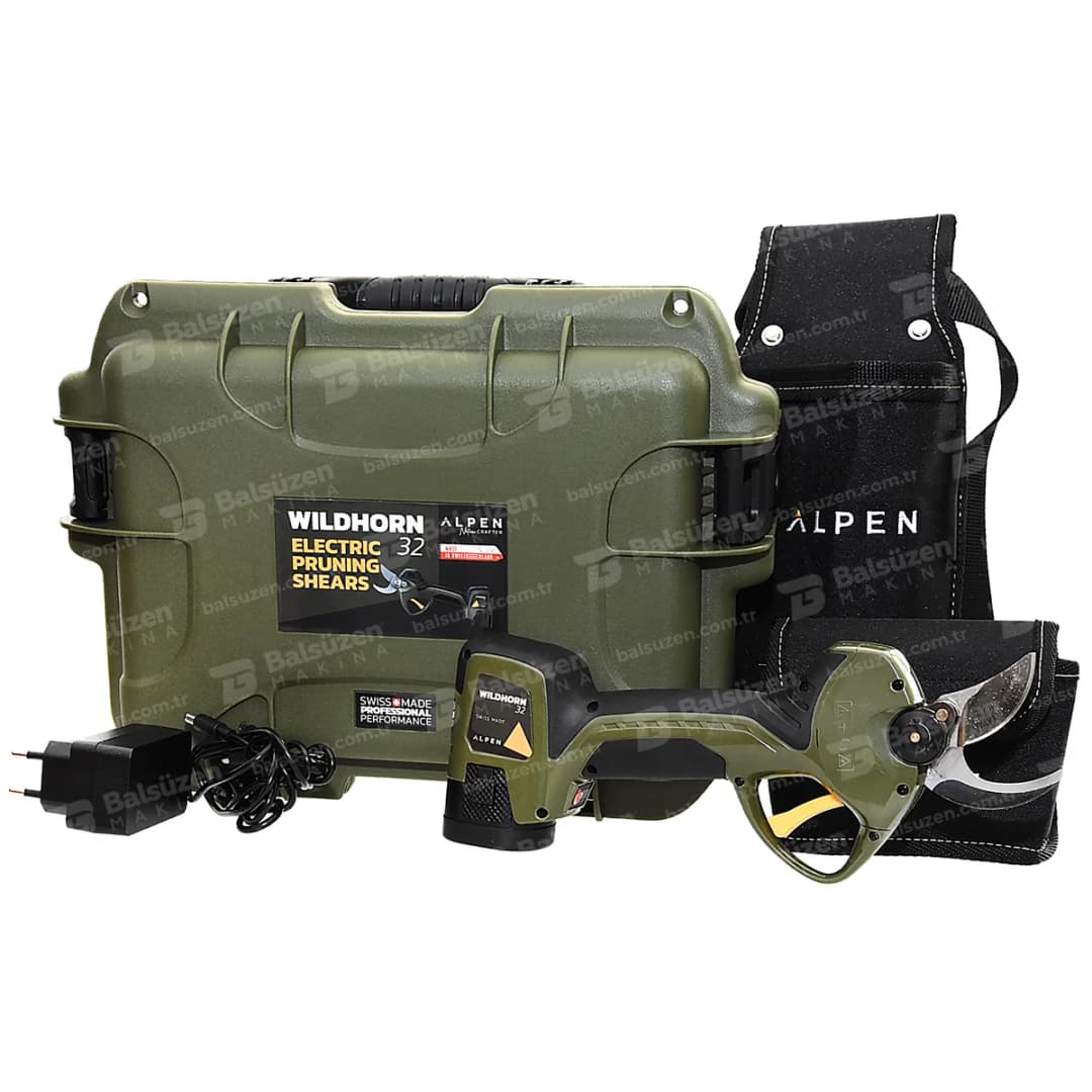 Alpen Wildhorn 32 Sensörlü 3 Akülü Budama Makası 32 mm - Balsüzen