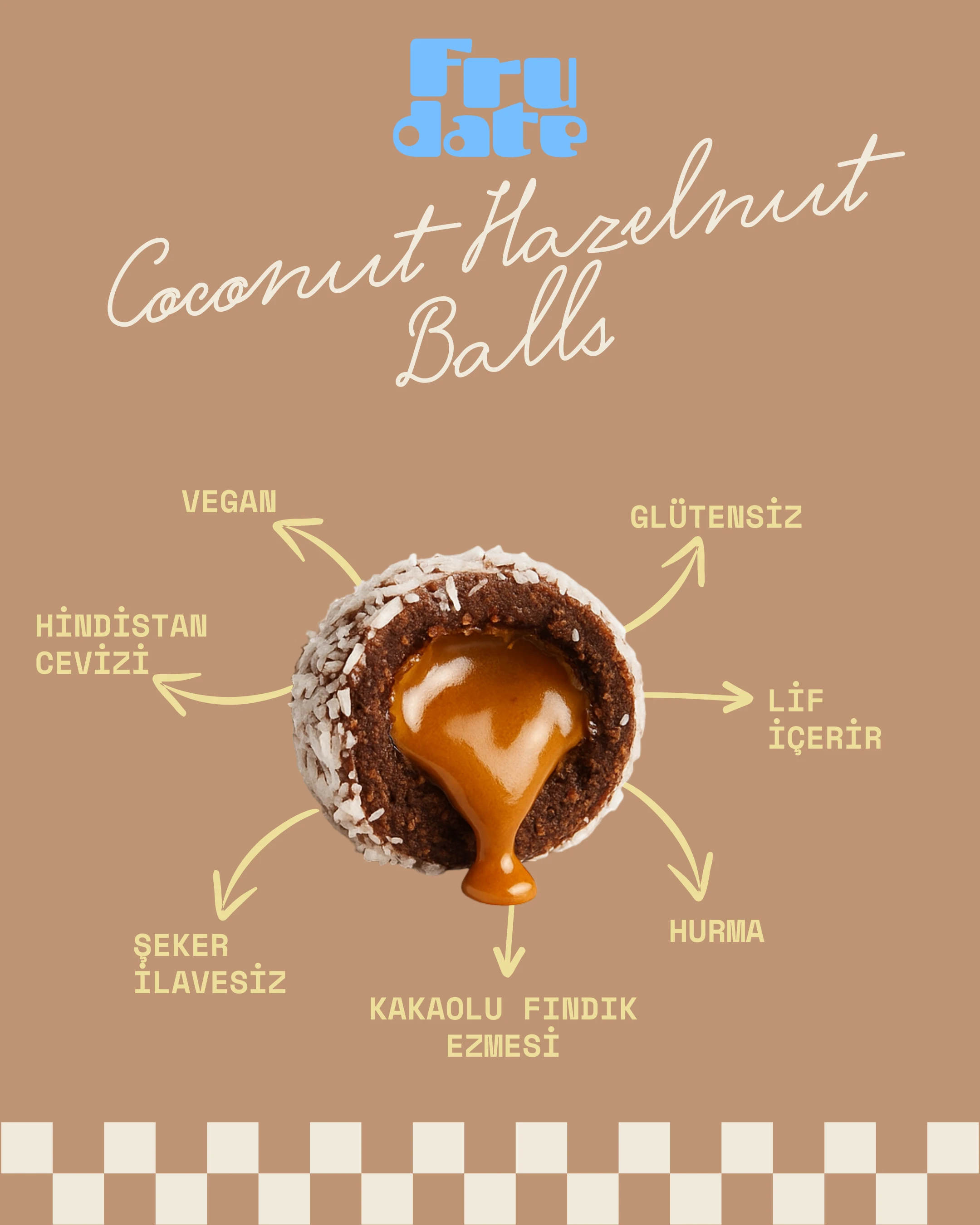 Coconut Hazelnut Balls 12'li Paket