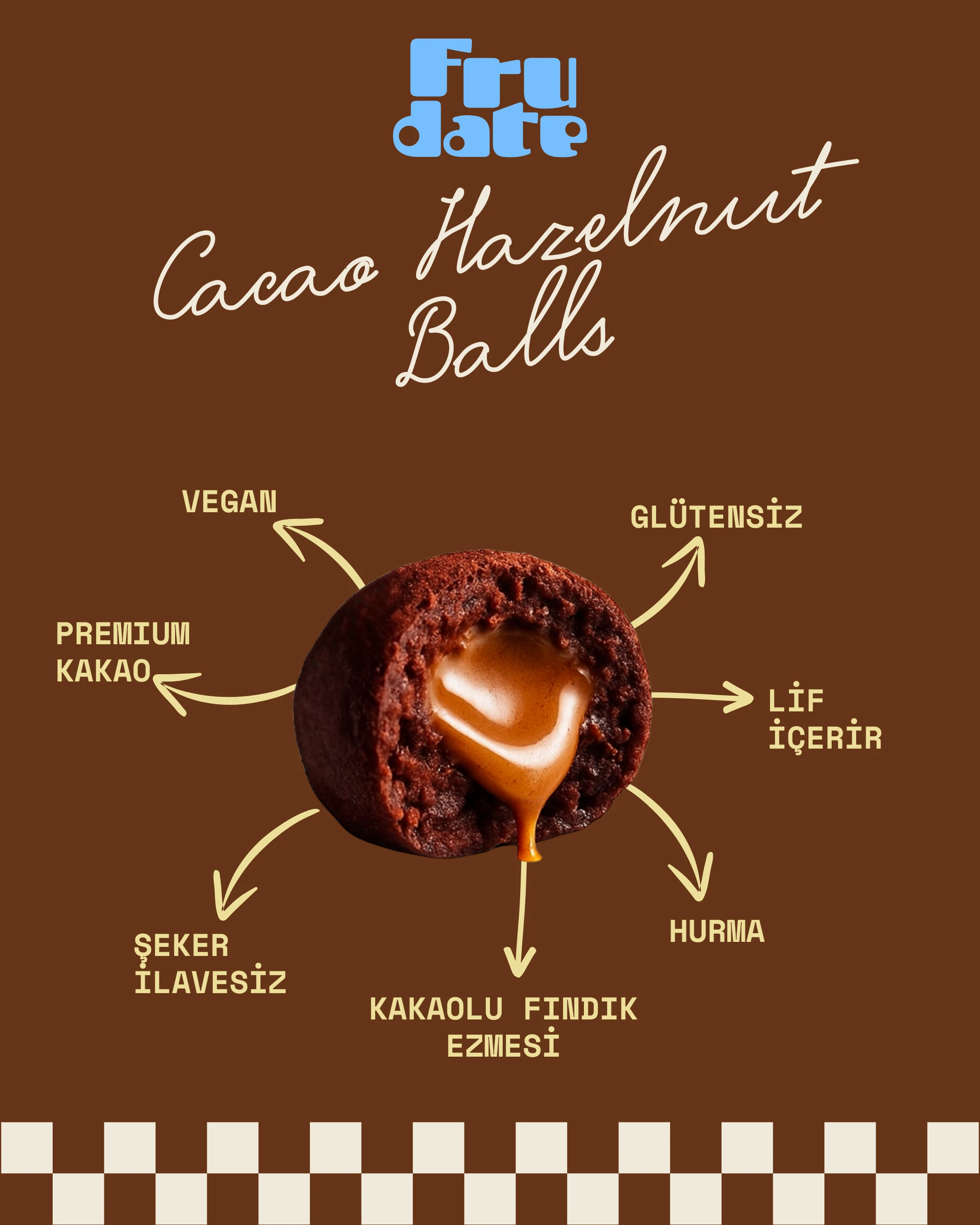 Cacao Hazelnut Balls 12'li Paket