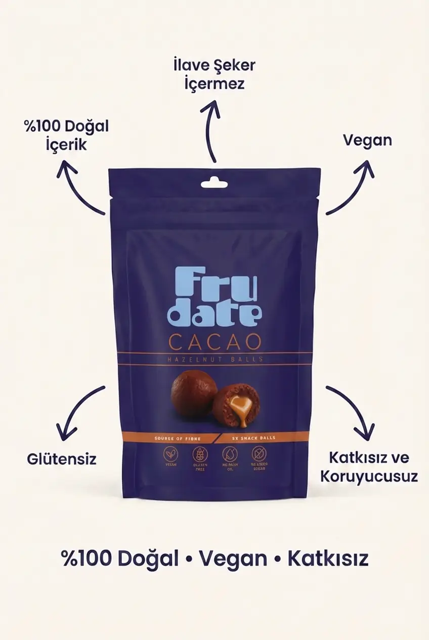 Frudate 6'lı Lezzet Paketi – 3 Gerçek Lezzet | İlave Şekersiz