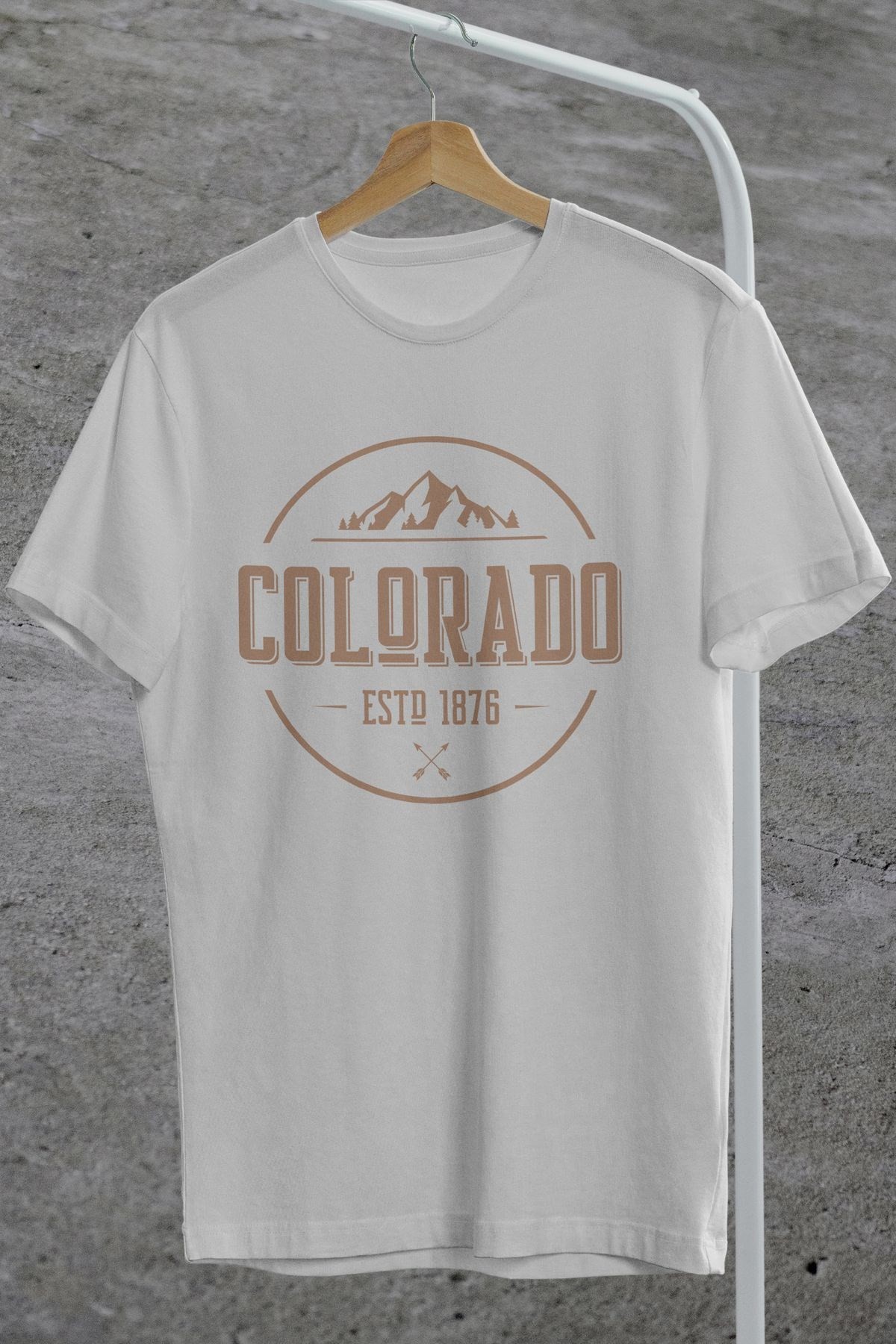 Colorado Yazılı Logo Baskılı Oversize Tişört