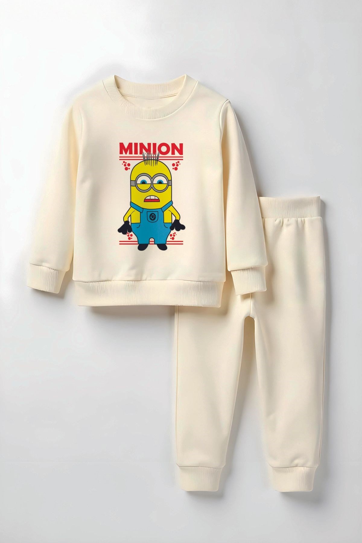 Unisex Minyonlar Baskılı Alt Üst Çocuk Takım 23400