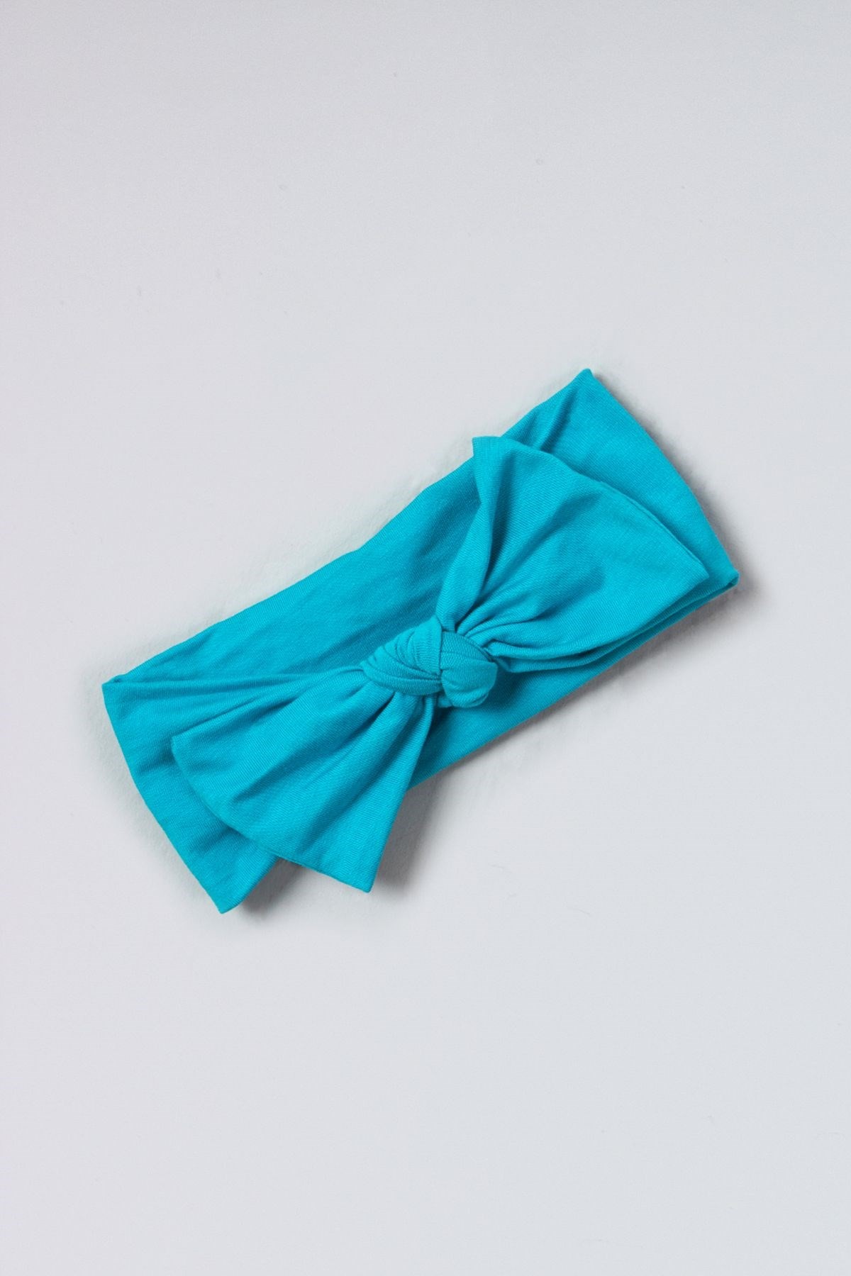Premium Renkli Penye Bağlamalı Kız Bebek Lastikli Kız Bebek Bandana