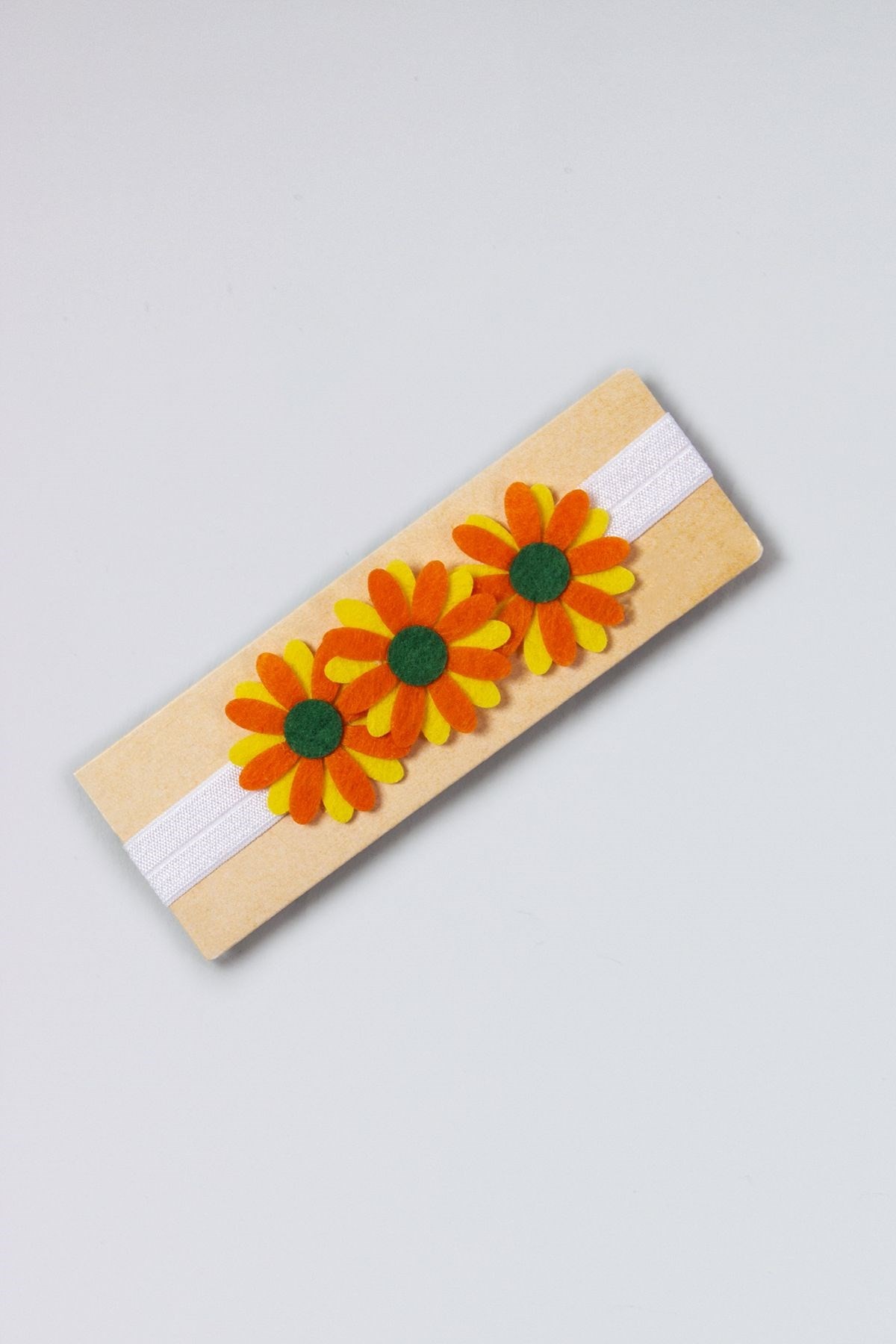 Premium Çiçek Aksesuarlı Kız Bebek LastikliKız Bebek Bandana