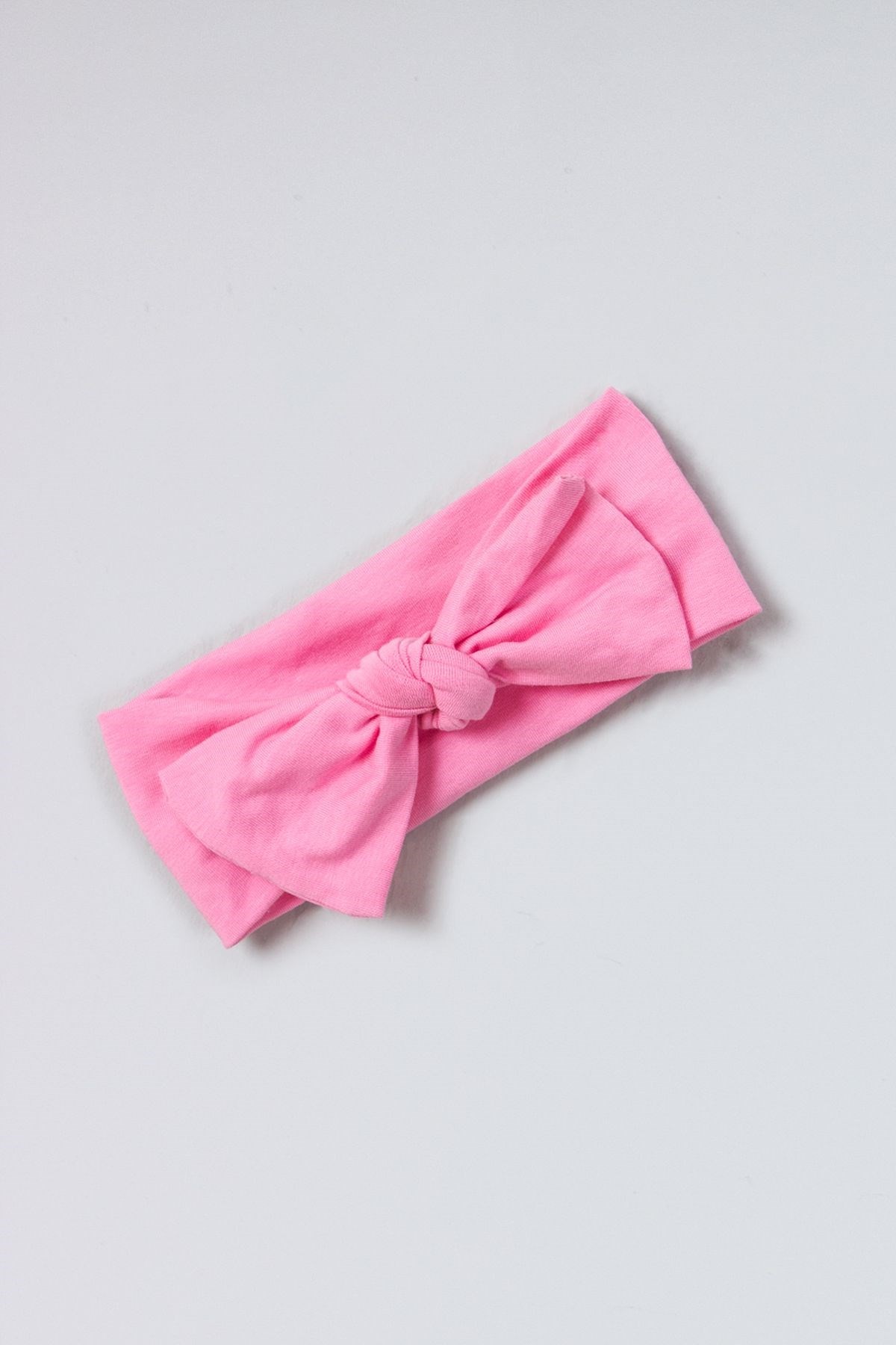 Premium Renkli Penye Bağlamalı Kız Bebek Lastikli Kız Bebek Bandana