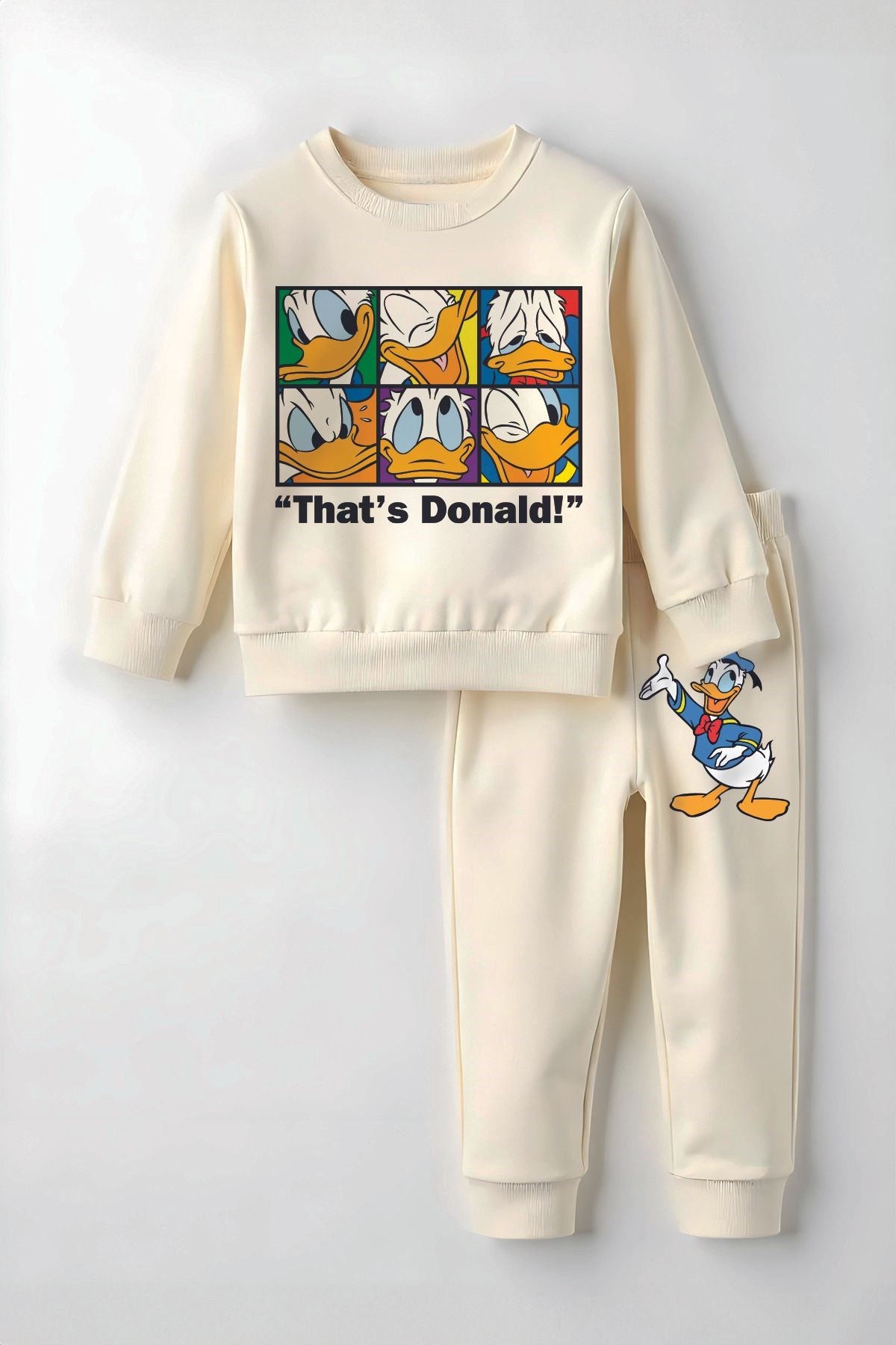 Premium Donald Duck Baskılı Alt Üst Çocuk Takım