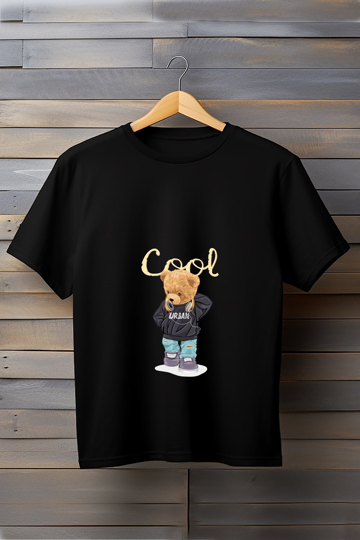 Cool Bear Baskılı Basic T-Shirt 