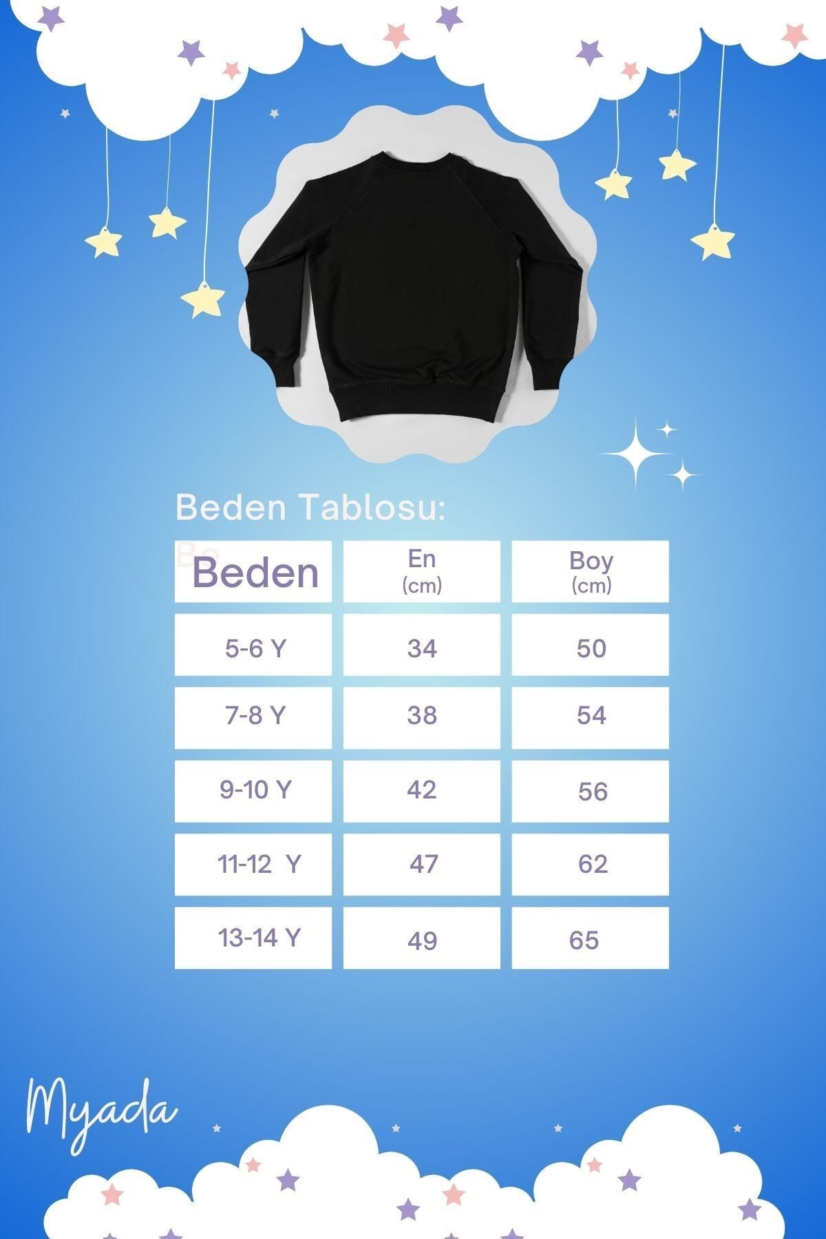 Premium Cep Unicorn Baskılı Oversize Çocuk Sweatshirt 12680