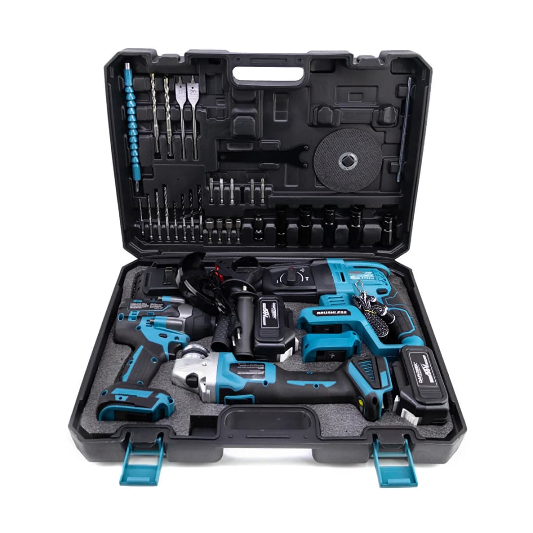 Dawreek ÜÇLÜ SET MK800 2B1Ş | Şarjlı Spral + 800 Nm Somun Sıkma +