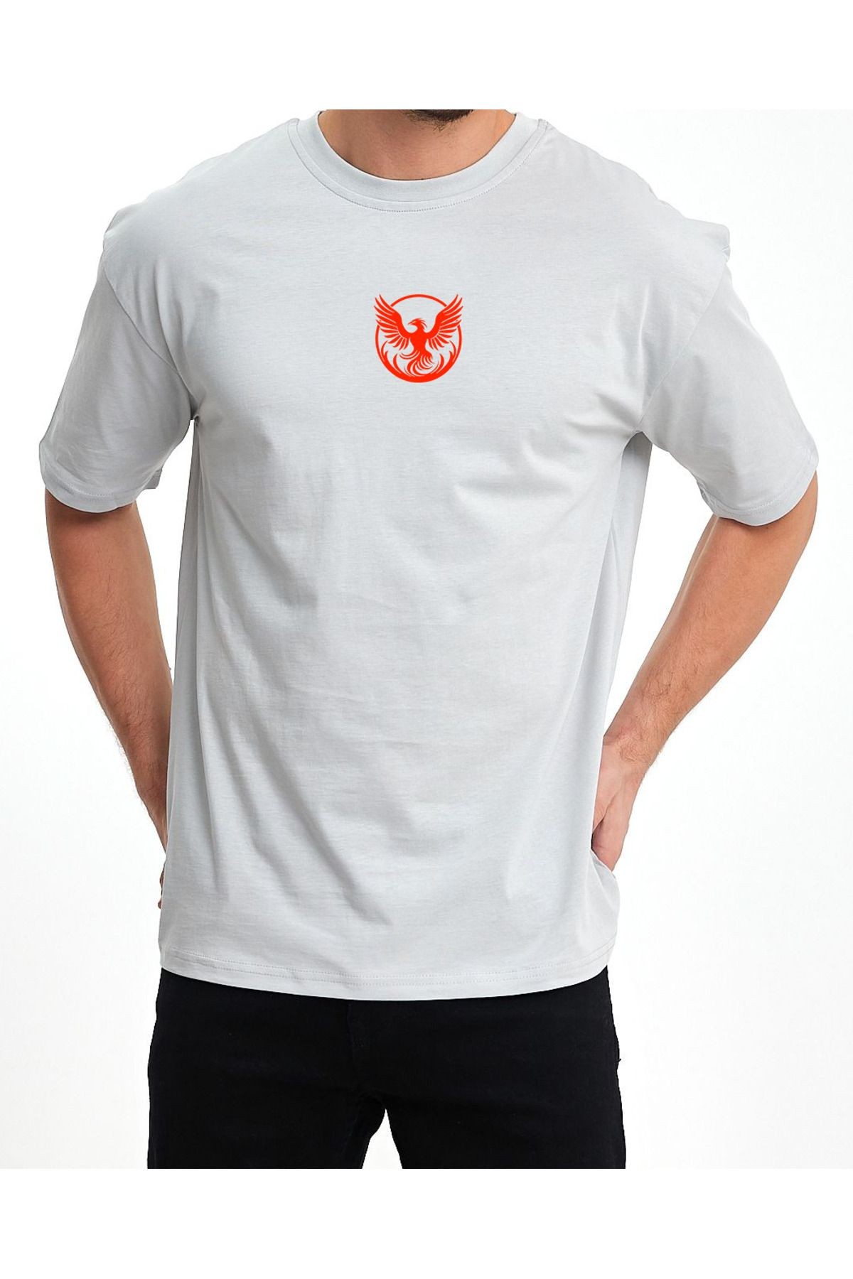 VEK Anka Oversize T-shirt %100 pamuklu