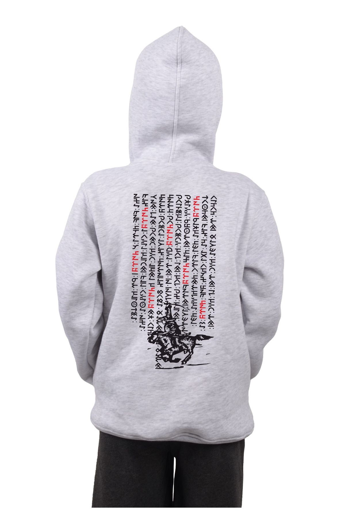 VEK GÖKTÜRK Göktürk harfleri özel tasarım Çocuk Sweatshirt Hoodie