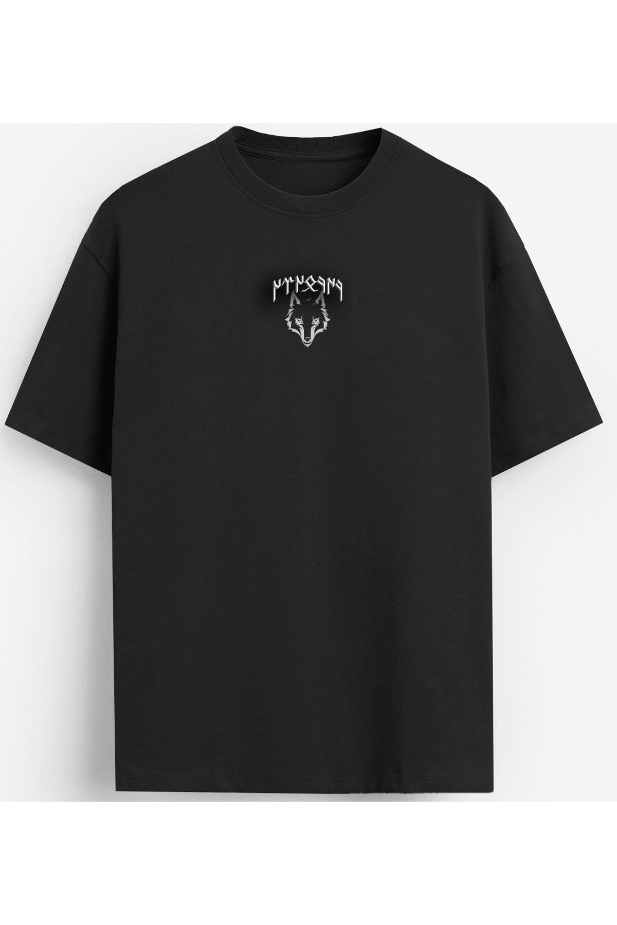 KÖKBÖRÜ V2 Göktürk Harfleri Özel Tasarım Oversize T-Shirt