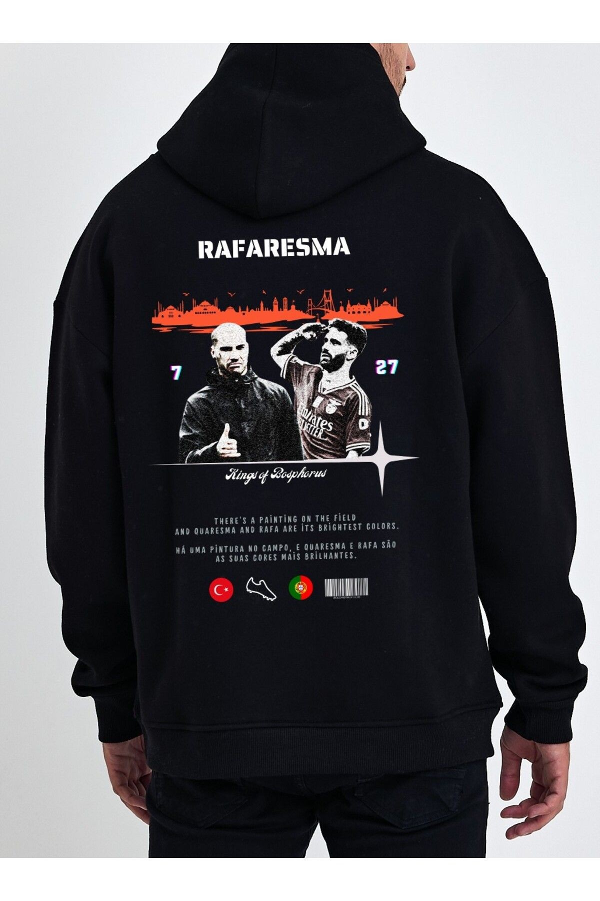 RAFARESMA Oversize Sweatshirt Hoodie Rafa Silva Quaresma