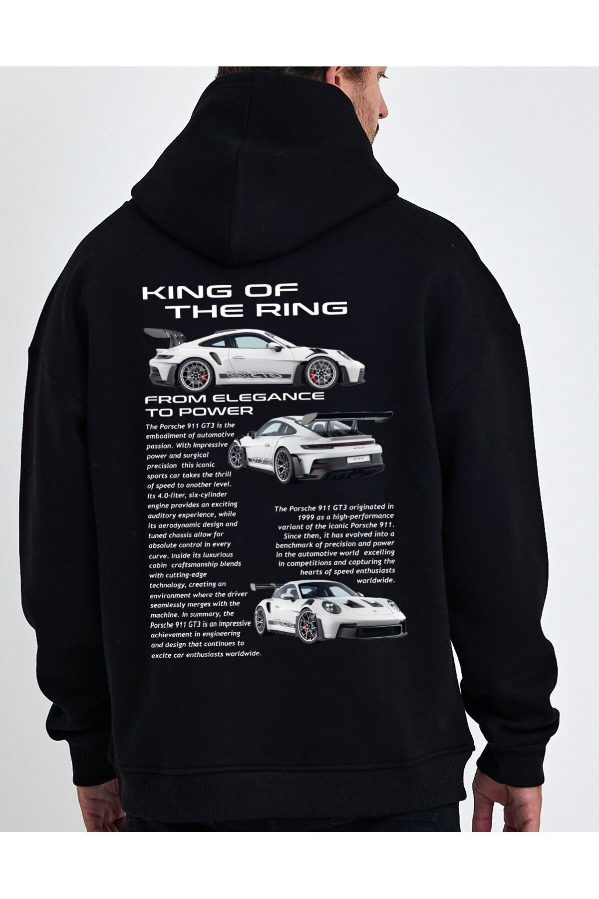 VEK Sweatshirt Hoodie PORSCHE 911 GT3