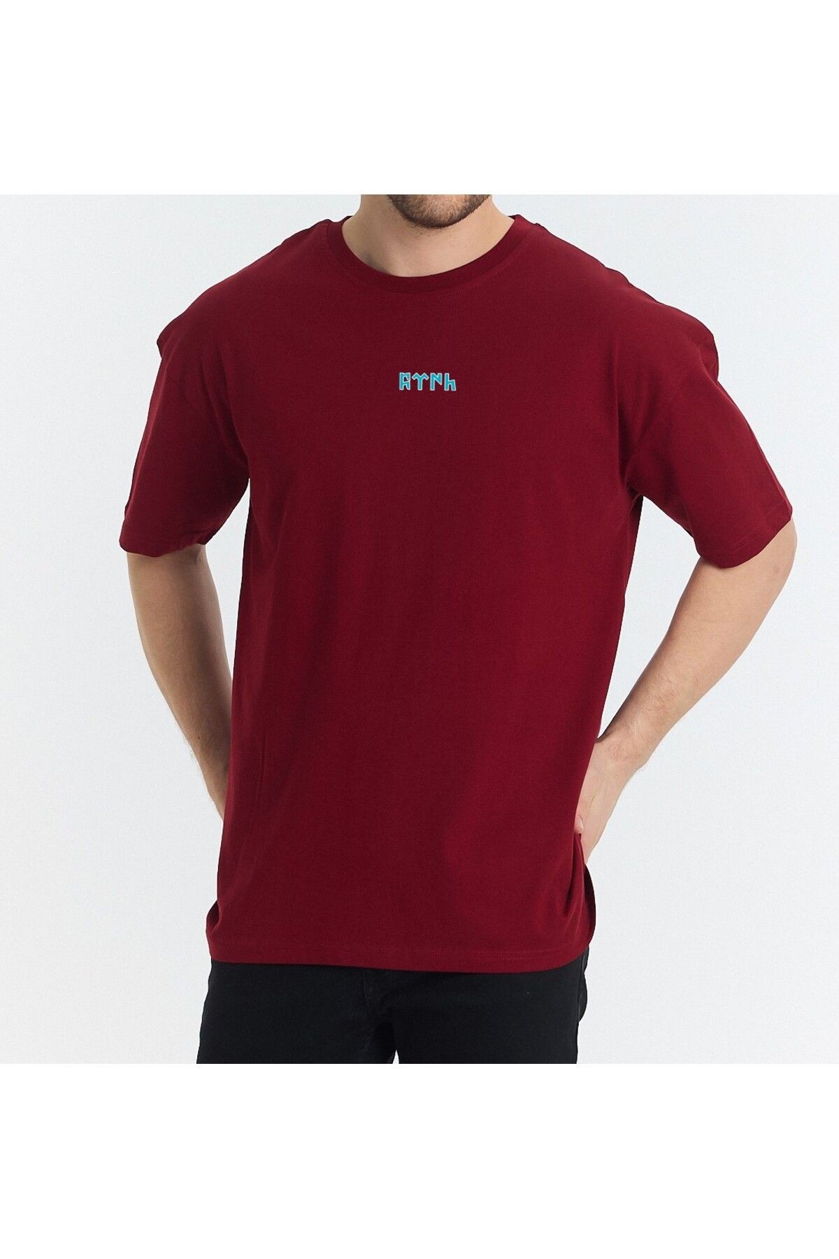 VEK Göktürk Alfabesi Özel tasarım Oversize T-shirt Orhun yazıtları Türk Baskılı v2